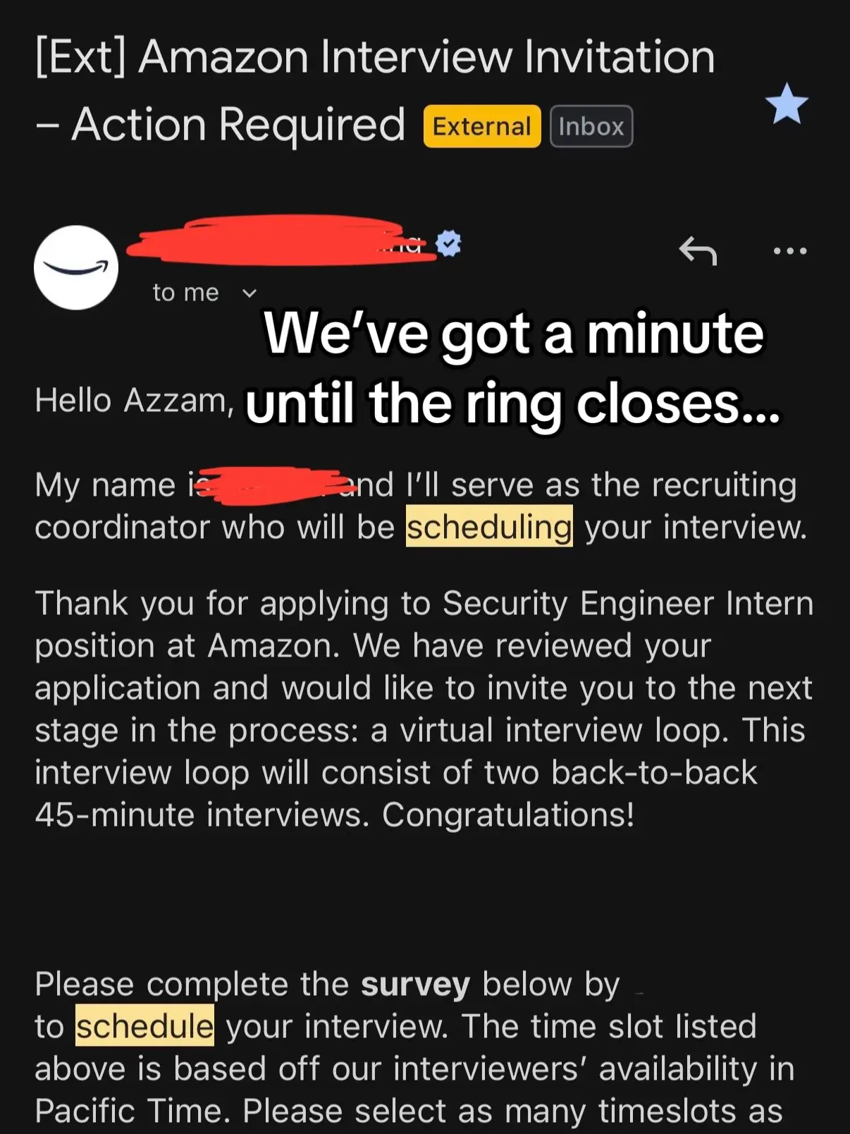 Did NOT want to fumble this bag #techjobs #computerscience #cybersecurity #colle