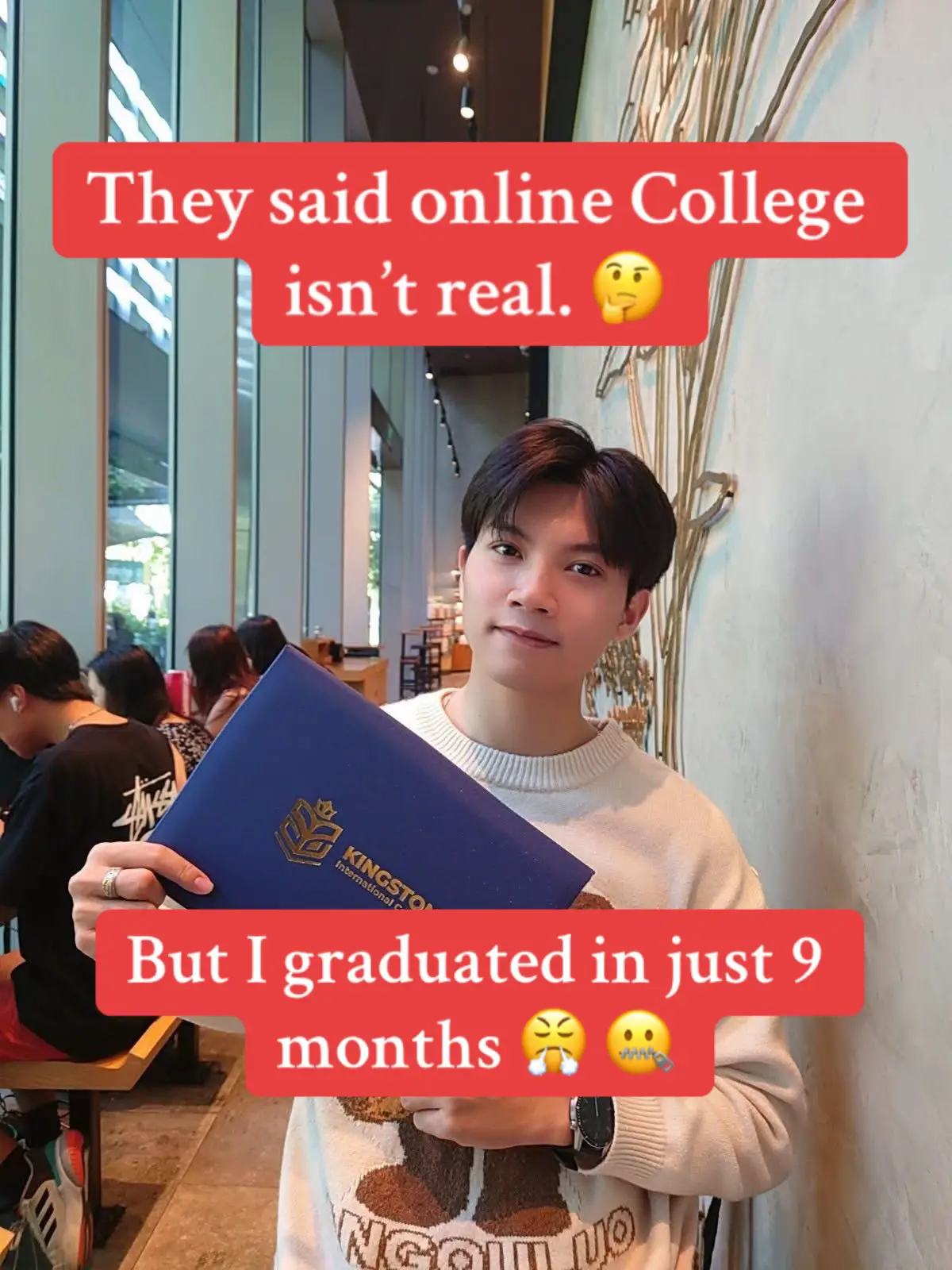 #onlineclass #studytok #collegegrad #collegegraduate #internationalstudent 