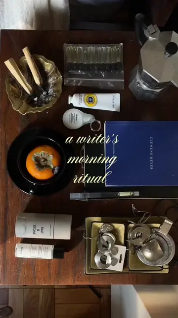 a literary fiction writer’s morning ritual | been too bogged down lately to film