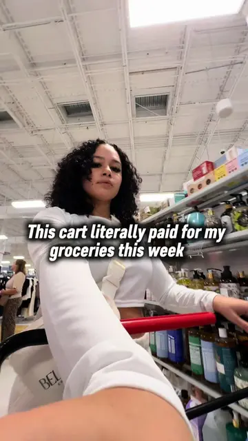 This cart literally paid for my groceries this week 🛒📦 Every product in here m