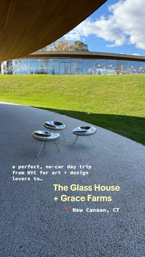 🍁🍂 #theglasshouse #gracefarms #newcanaan #nycdaytrips #designlife 
