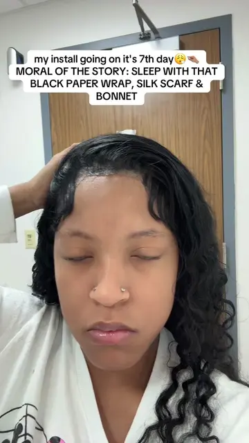little to no maintenance🥲! STOP SLEEPING WITH THAT MELT BAND! had this on a who