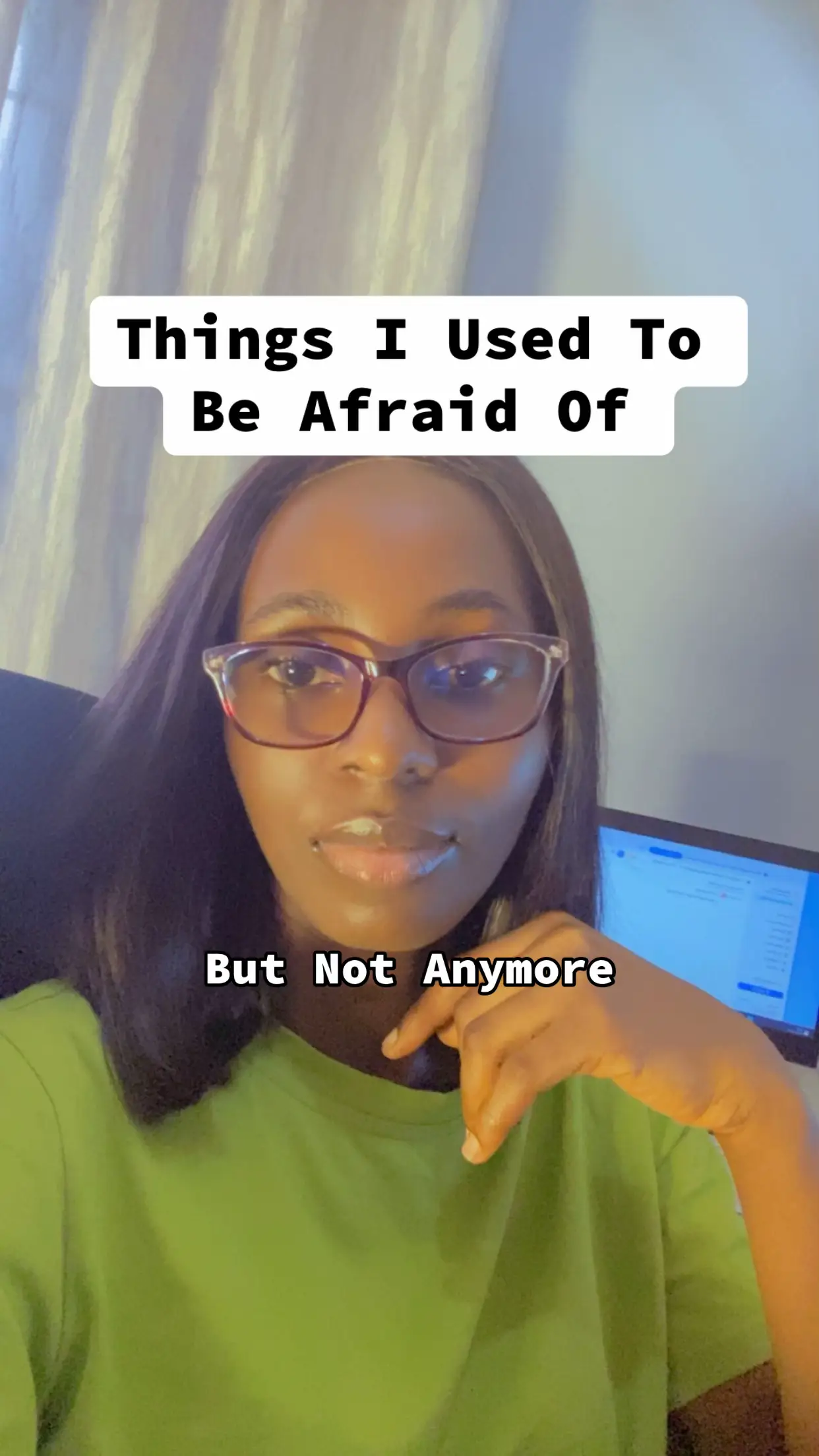 Things I used to be scared of but now I do anyway 😭👇 Posting my work. Making c