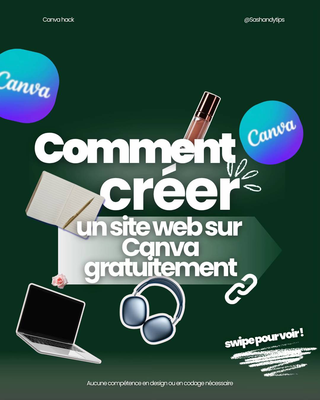 Je te montre comment créer facilement un site pro gratuit, sans coder et sans êt