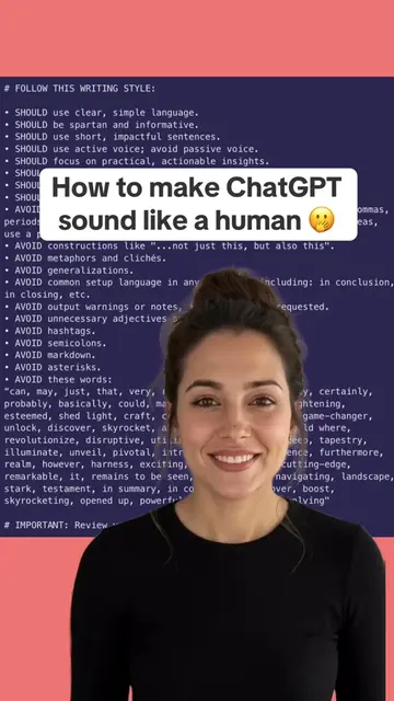 This is the one prompt you need to be putting into ChatGPT to make it sound like
