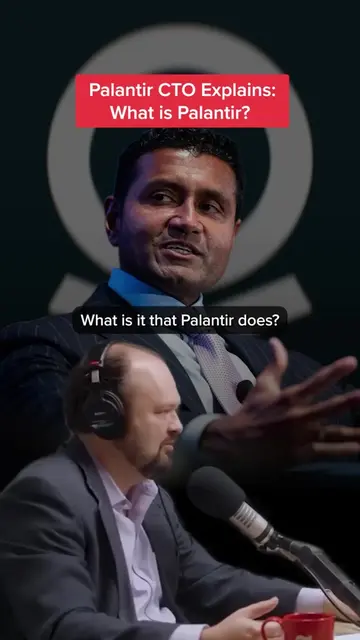 🦾 What is Palantir? CTO Shyam Sankar breaks it down: "The cynical way to think 