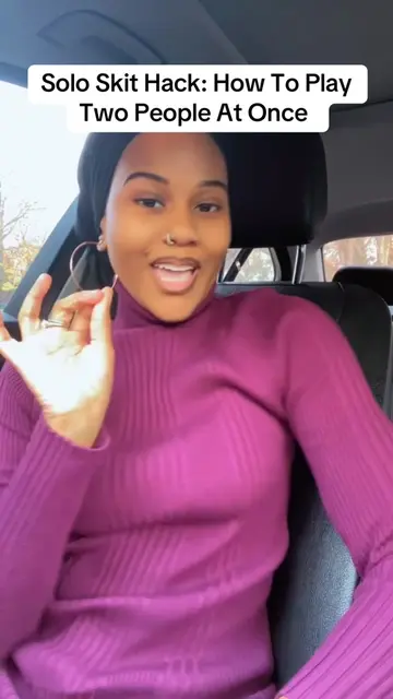 Here’s how to do a skit where you act as 2 people by your damn self 🤣🤣🤣🤣 #Pl