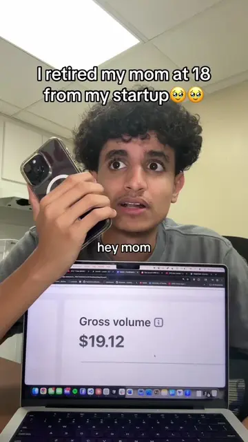 I retired my mom from my startup 😭 #startup #cs #ycombinator #cluely #csmajor #
