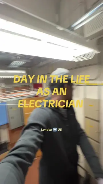Day in the life as an electrician in the US #electrician #sparky #trades #electr