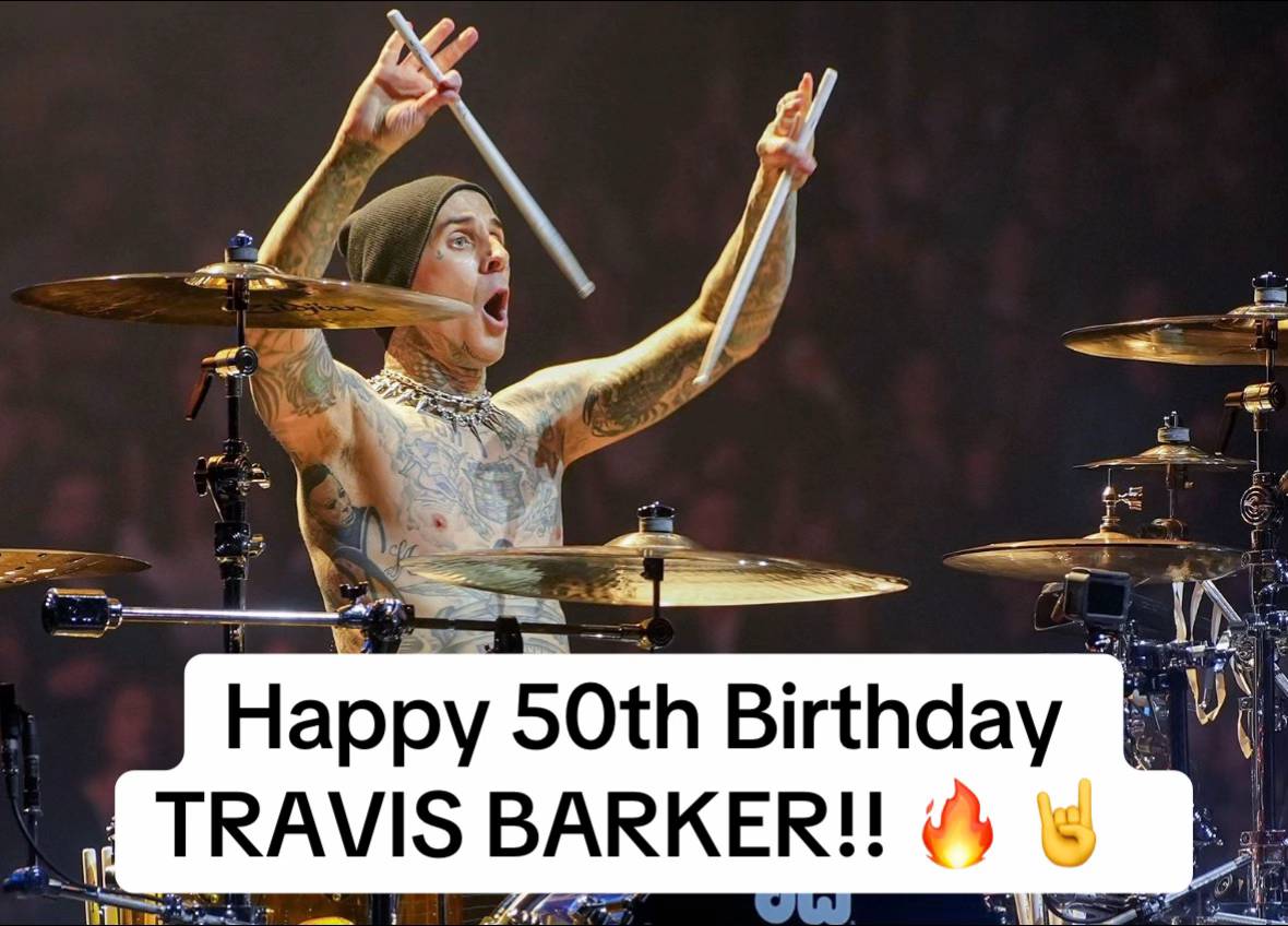 @Travis Barker #birthday #blink182 #50thbirthday #poppunk #drummer  