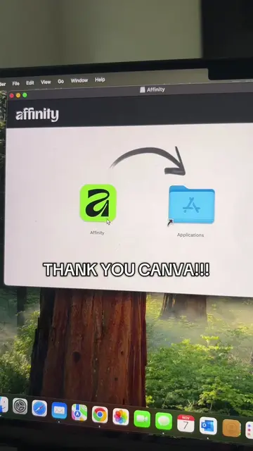 Everyone say “Thank You Canva” and also send your best Affinity tips 🥳 #fyp #gr