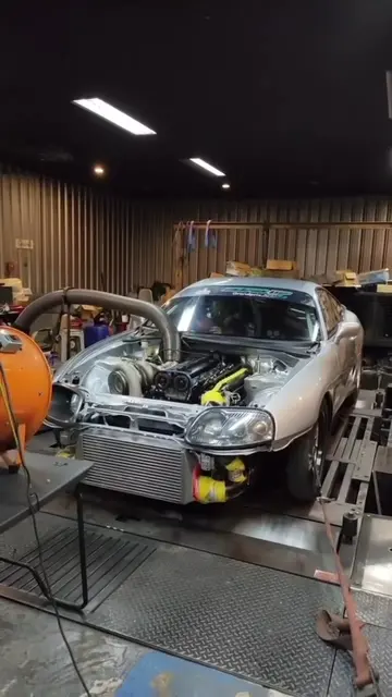 Guess how much horsepower? #dyno #supra #jdm #cartok #toyotasupra 