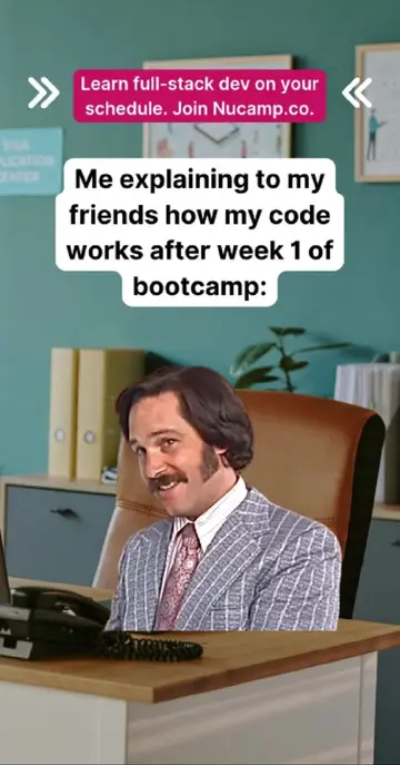 Learning to code means celebrating the small wins, like when your project finall