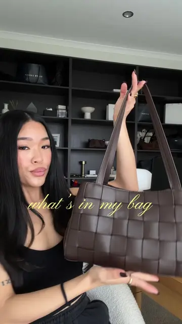 Love my chocolate brown bag 🤎@TONY BIANCO  #whatsinmybag #everydaybag #brownbag