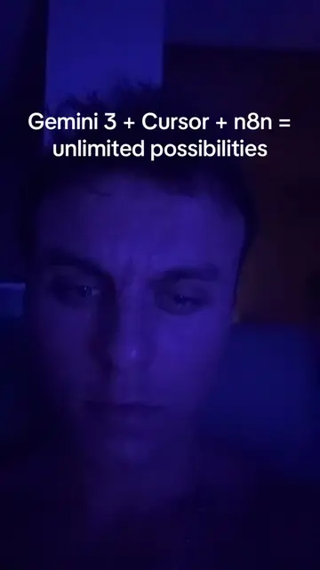 Gemini 3 + Cursor + n8n = unlimited possibilities #ai #n8n 