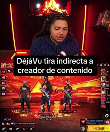 DéjàVu tira indirecta a creador de contenido#dejavu #freefire #hertorino 