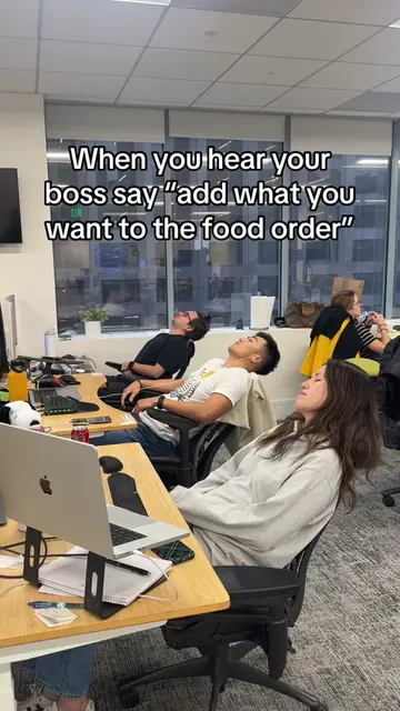 Nothing revives us more than free food 😜 #workhumor #officehumor #freefood #gen