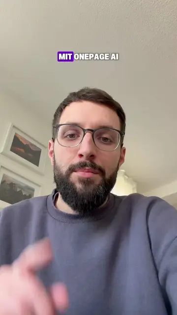 Anzeige | Eine Website in unter 60 Sekunden!? Alles möglich mit Onepage AI: Simp