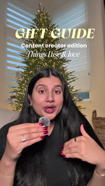 Gift guide for content creators things I use & love to film my content all from 