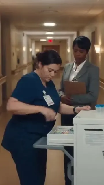 The LOOK on the DON’s face when the surveyor catches the nurse crushing a NON-cr