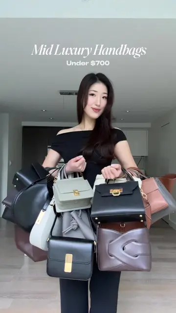 My mid-luxury handbag collection 👜  #midluxury #midluxurybags #handbagcollectio