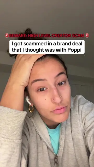 Got scammed by who I thought was @drinkpoppi 😔 legitimately so upset this happe