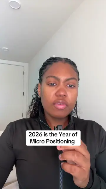 Micro positioning will be the only move online for growth in 2026. #brandstrateg
