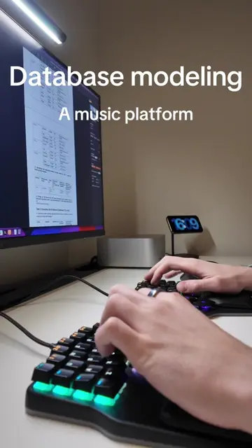 Database modeling a music streaming platform #database #student #developer #codi