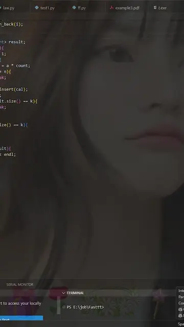 วิธีมีพั้นรักแมวบน vscode #พั้นรักแมว #coding #comsci