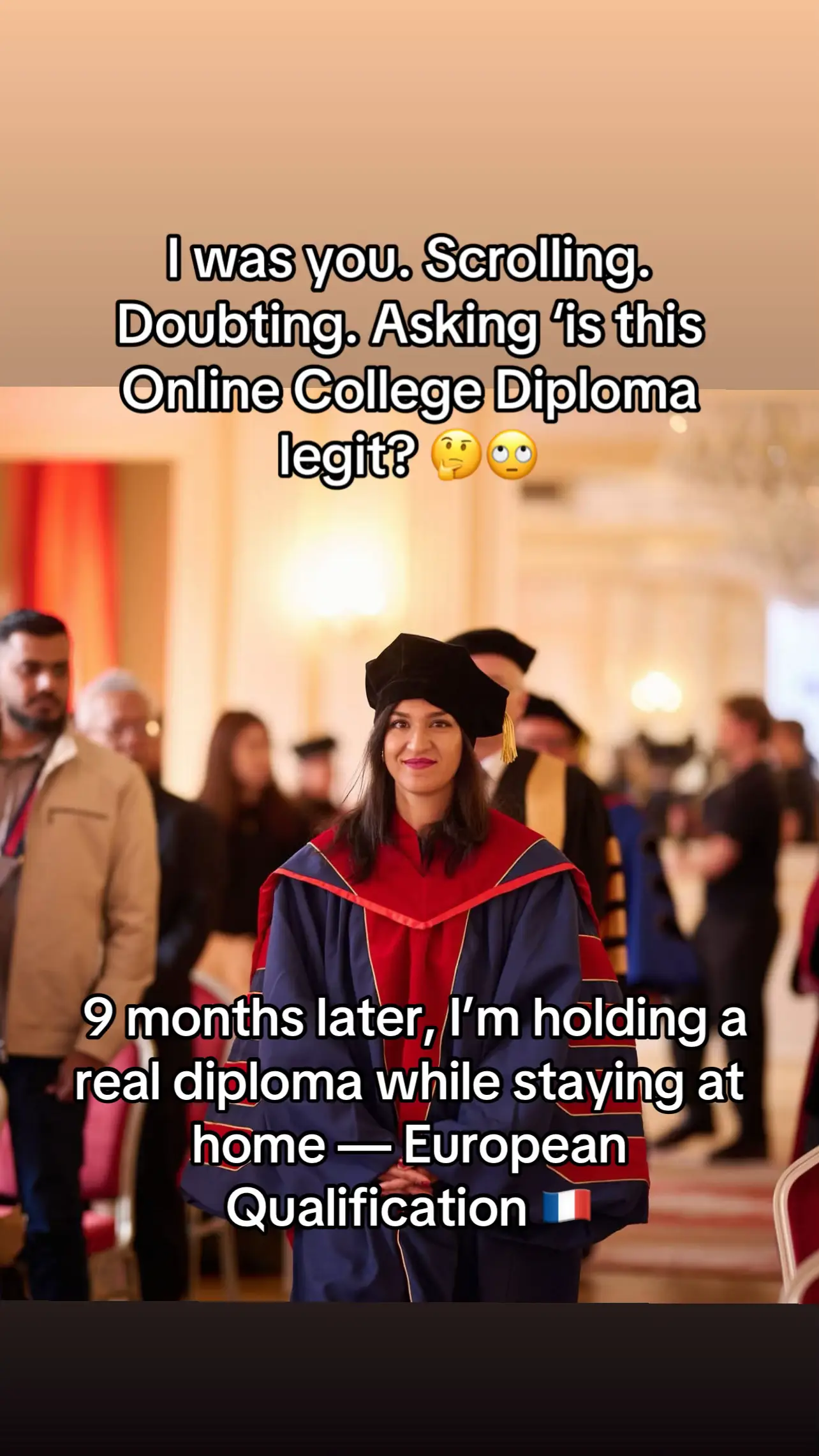 #college #onlineclass #onlinelearning #graduate #diploma 