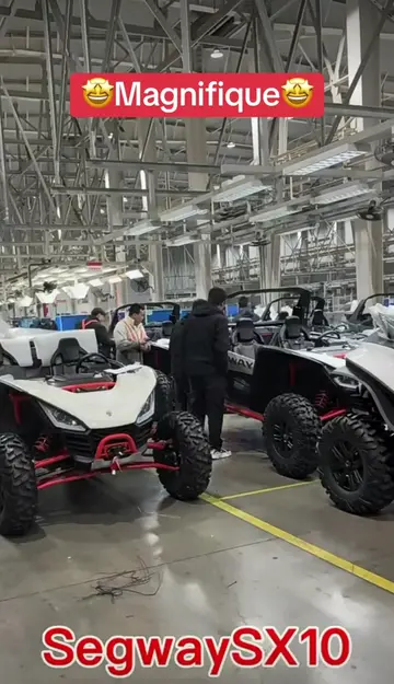 Tu veux voir comment on fabrique des buggy Segway sx10 en Chine ? C'est impressi
