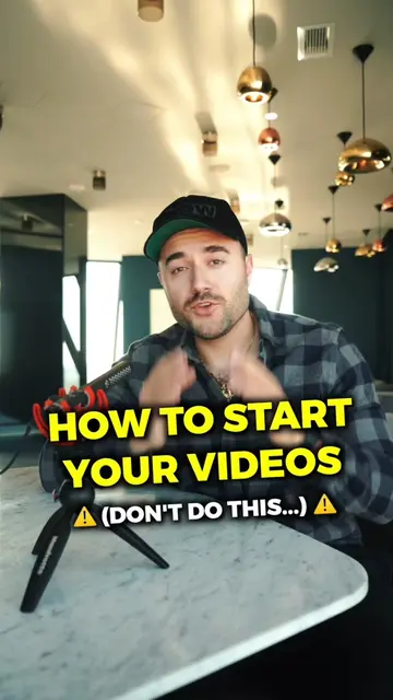 Stop starting your videos like THIS #makingvideos #filming #socialmedia #socialm