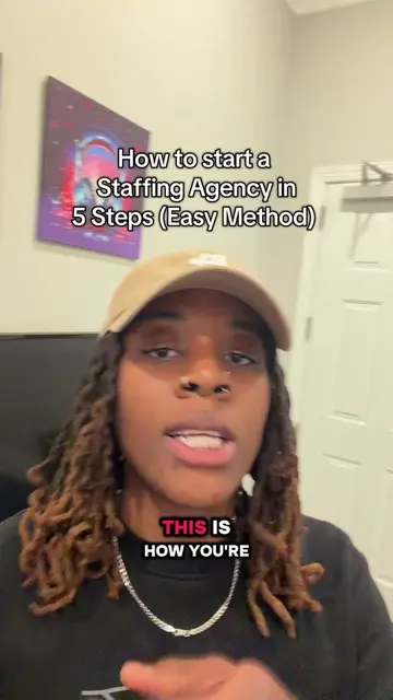 How to start a staffing agency in 5 steps plus an extra goody 🙌🏾🥰 #startabusi