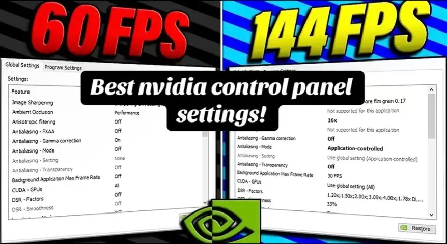 Quick tutorial on best settings you should be using in nvidia control panel! #pc