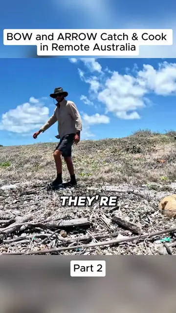 BOW and ARROW Catch & Cook in Remote Australia #B2BCastaways #fish #fypシ#fishing