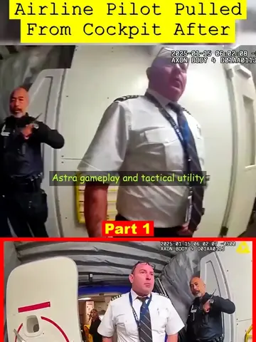 Airline Pilot Pulled From Cockpit After DUI Arrest Airport Police Bodycam 01  #A