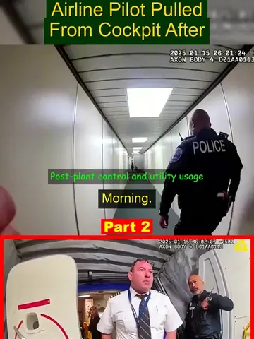 Airline Pilot Pulled From Cockpit After DUI Arrest Airport Police Bodycam 02  #P