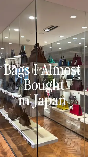 Bags I almost bought in Japan with prices & reasons why I walked away. Some were