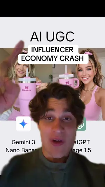 Here’s how to leverage the influencer crash with AI UGC. #chatgpt #ugc #gemini #