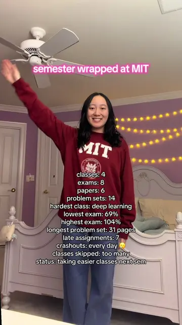 it was a rough semester 😃 #mit #semesterwrapped #college #grades #academicweapo