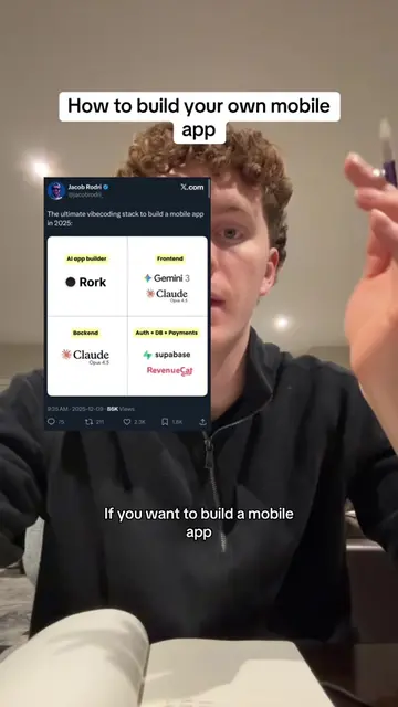 How to build your own mobile app start to finish in simple terms. #vibecoding #c
