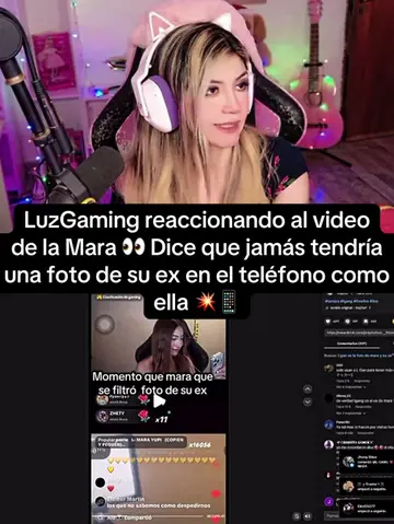 LuzGaming reaccionando al video de la Mara 👀 Dice que jamás tendría  una foto d