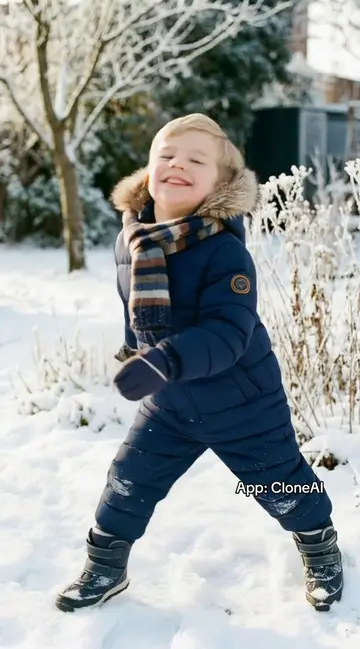 Who said babies can’t dance?🕺🏻❄️ #CloneAI #BabiesofTikTok #Dance #FYP #AI 