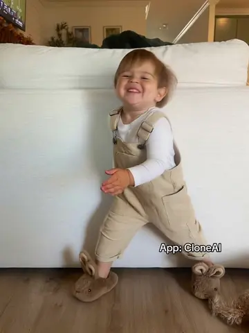 Little dancer😂🪩 #BabiesofTikTok #CloneAI #Dance #FYP #AI 