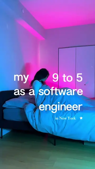 my 9 to 5 🙂 #softwareengineer #techstudent #computerscience #programming #csstu