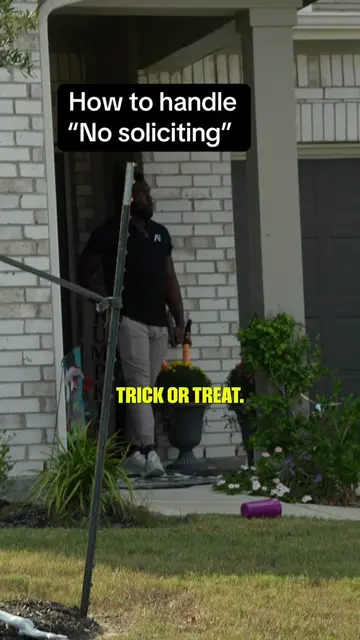 You wanna overcome “no soliciting” in D2D sales steal this #creatorsearchinsight