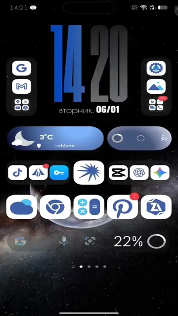 Тутор на супер обои с Землёй и луной! #живыеобои #livewallpaper #туториал #phone