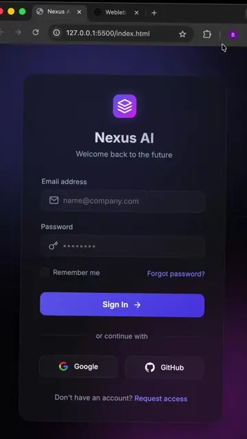 Login Form ##webleb #code #coding #developer #frontend   