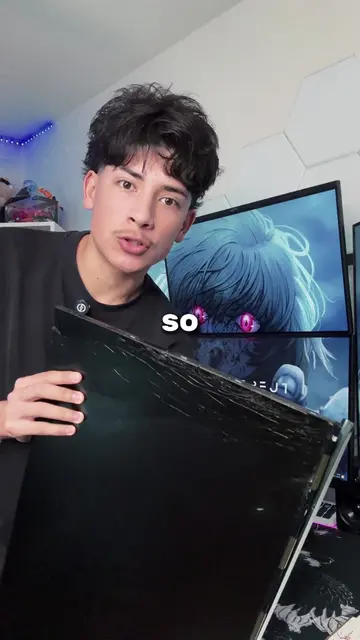 Oled Monitors might be the move....1k each tho #fyp #Tech #techtok #GamingSetup 
