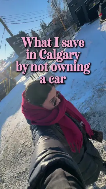My savings hack: no car  #calgaryliving #carfree #intentionalspending #downtownl